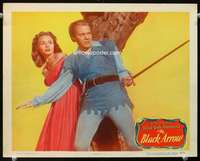 s247 BLACK ARROW movie lobby card #8 '48 Louis Hayward, Janet Blair