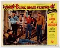 s248 BLACK HORSE CANYON movie lobby card #6 '54 Joel McCrea, Blanchard