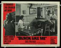 s249 BLACK LIKE ME movie lobby card #8 '64 Whitmore passing for white!
