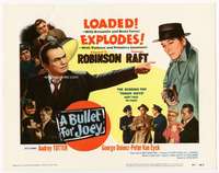 s056 BULLET FOR JOEY movie title lobby card '55 Raft, Edward G. Robinson