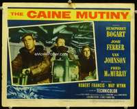 s282 CAINE MUTINY movie lobby card '54 Humphrey Bogart, Van Johnson