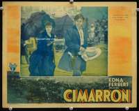 s304 CIMARRON movie lobby card '31 Richard Dix, Irene Dunne