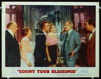 s325 COUNT YOUR BLESSINGS movie lobby card #6 '59Kerr,Brazzi,Chevalier