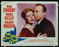 s326 COUNTRY GIRL movie lobby card #5 '54 Grace Kelly & Crosby c/u!