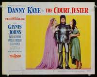 s327 COURT JESTER movie lobby card #2 '55 Danny Kaye, Johns, Lansbury