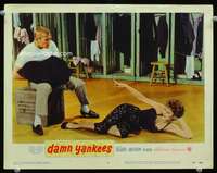 s341 DAMN YANKEES movie lobby card #2 '58 Gwen Verdon, Tab Hunter