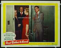 s366 DON'T BOTHER TO KNOCK movie lobby card #6 '52 Marilyn Monroe