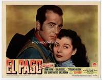 s376 EL PASO movie lobby card #8 '49 best John Payne & Gail Russell!