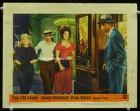s389 FBI STORY movie lobby card #8 '59 Jimmy Stewart, Vera Miles