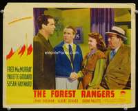 s399 FOREST RANGERS movie lobby card '42 Fred MacMurray, Goddard
