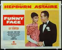 s408 FUNNY FACE movie lobby card #4 '57 Audrey Hepburn, Fred Astaire