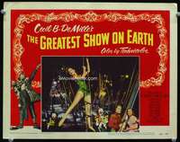 s031 GREATEST SHOW ON EARTH movie lobby card #7 '52 Dorothy Lamour
