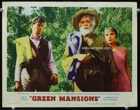 s429 GREEN MANSIONS movie lobby card #5 '59 Audrey Hepburn, Perkins
