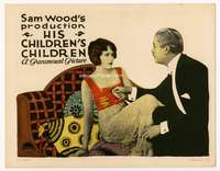 s443 HIS CHILDREN'S CHILDREN movie lobby card '23 sexy Bebe Daniels!