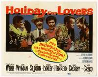 s088 HOLIDAY FOR LOVERS movie title lobby card '59 Clifton Webb, Jane Wyman