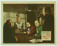 s457 JANE EYRE movie lobby card '44 Joan Fontaine and sour guys!