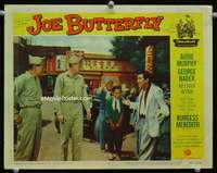 s459 JOE BUTTERFLY movie lobby card #3 '57 Charles McGraw, John Agar