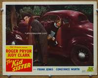 s463 KID SISTER movie lobby card '45 Judy Clark, Roger Pryor