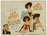 s098 LES GIRLS movie title lobby card '57 Cukor, Gene Kelly, Mitzi Gaynor
