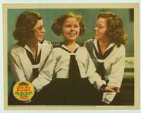 s478 LITTLE MISS BROADWAY movie lobby card '38 Shirley Temple c/u!