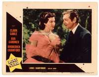 s482 LONE STAR movie lobby card #7 '51 Clark Gable, Ava Gardner