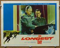 s484 LONGEST DAY movie lobby card #6 '62 Curt Jurgens, all-star epic!