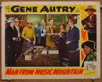 s502 MAN FROM MUSIC MOUNTAIN movie lobby card R45 hero Gene Autry!
