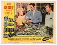 s515 MEET ME AFTER THE SHOW movie lobby card #2 '51 Betty Grable