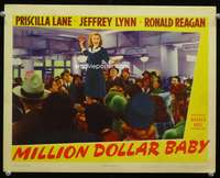 s524 MILLION DOLLAR BABY movie lobby card '41 crazy Priscilla Lane!