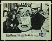 s527 MISFITS movie lobby card #5 '61 Clark Gable, Marilyn Monroe