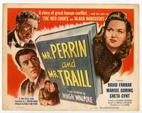 s112 MR PERRIN & MR TRAILL movie title lobby card '49 Farrar, Greta Gynt