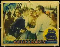 s539 MUTINY ON THE BOUNTY movie lobby card '35 Clark Gable, Tone