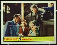 s548 NAKED EDGE movie lobby card #4 '61 Gary Cooper, Deborah Kerr
