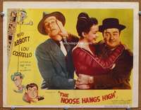 s555 NOOSE HANGS HIGH movie lobby card #8 '48 Abbott & Costello c/u!
