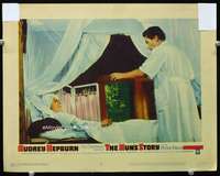 s562 NUN'S STORY movie lobby card #5 '59 religious Audrey Hepburn!