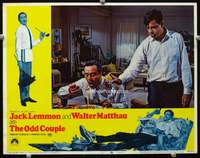 s563 ODD COUPLE movie lobby card #5 '68 Walter Matthau, Jack Lemmon