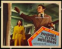s579 PANDORA & THE FLYING DUTCHMAN movie lobby card #5 '51 Mason, Ava