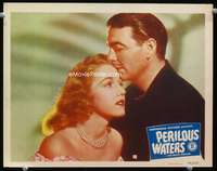s592 PERILOUS WATERS movie lobby card #2 '48 Don Castle, Audrey Long