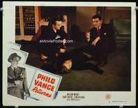 s596 PHILO VANCE RETURNS movie lobby card #4 '47 William Wright