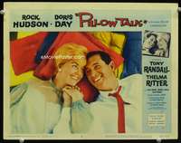 s597 PILLOW TALK movie lobby card #5 '59 best Hudson & Doris Day c/u!