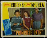 s609 PRIMROSE PATH movie lobby card '40 Ginger Rogers, Joel McCrea