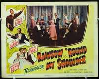 s621 RAINBOW 'ROUND MY SHOULDER movie lobby card '52 Frankie Laine