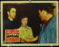 s625 RAWHIDE movie lobby card #5 R56 Tyrone Power, Susan Hayward
