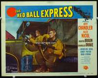 s627 RED BALL EXPRESS movie lobby card #8 '52 Chandler, Boetticher
