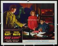 s629 RED LIGHT movie lobby card #5 '49 George Raft, Virginia Mayo