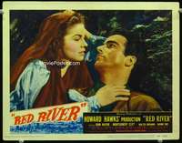 s630 RED RIVER movie lobby card #5 '48 Montgomery Clift, Joanne Dru