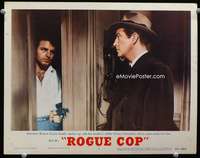 s650 ROGUE COP movie lobby card #7 '54 Robert Taylor, Vince Edwards