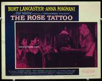 s657 ROSE TATTOO movie lobby card #3 '55 Burt Lancaster, Anna Magnani
