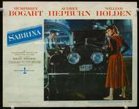 s663 SABRINA movie lobby card #3 '54 Audrey Hepburn, Billy Wilder