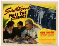 s137 SCATTERGOOD PULLS THE STRINGS movie title lobby card '41 Guy Kibbee